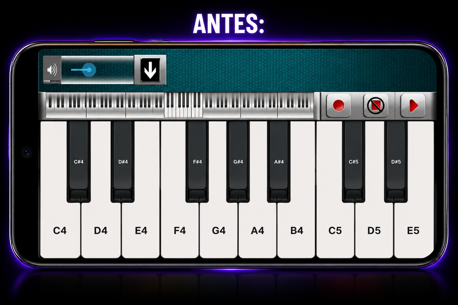 Grand Piano — primeira versão, de 2016